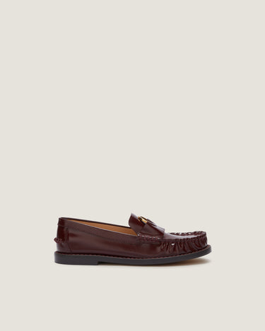 Kali Burgundy Leather Loafer - Odissi Studio USA - 1