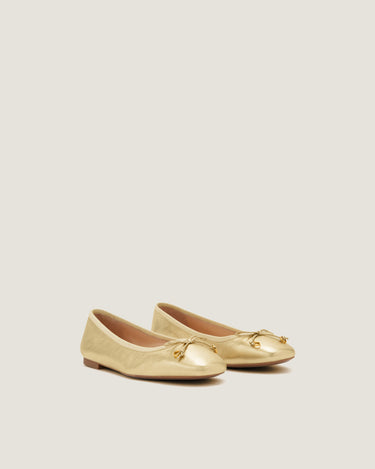 Lou Gold Leather Ballerina - Odissì Studio USA - 2