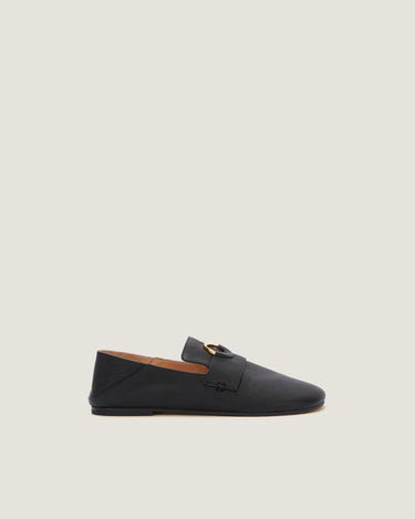 Kali Black Leather Slipper - Odissì Studio USA