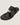 Olivia Black Leather Thong Sandal - Odissì Studio USA - 3