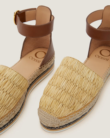 Lily Natural Raffia Flat Espadrille - Odissì Studio USA - 3