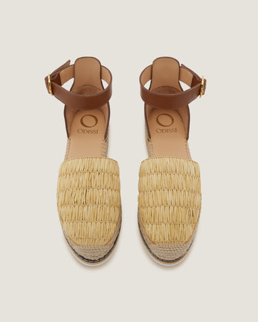 Lily Natural Raffia Flat Espadrille - Odissì Studio USA - 4