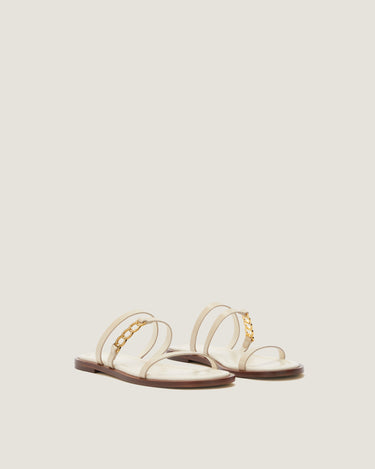 Juliet Natural Leather Flat Sandal - Odissì Studio USA - 2