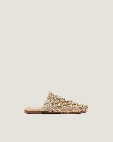 Nour Gold Soft Braided Slipper - Odissì Studio USA